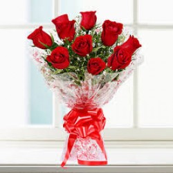 10 Red rose bunch